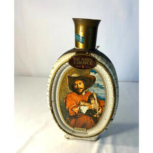 Jim Beam The Bag Piper Vintage Bottle Decanter Collectible Barware Empty